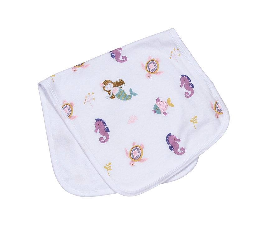 Sea Life Burp Cloth