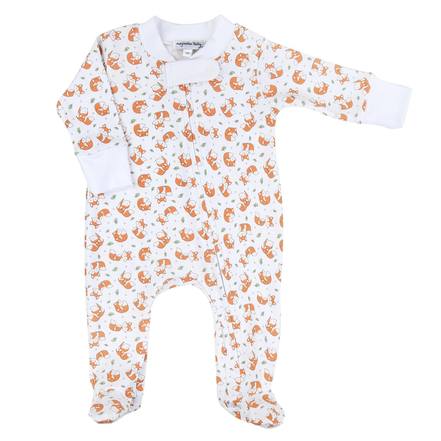 Magnolia Baby Fox Zipped Footie