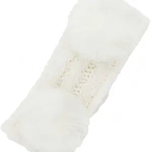 C.C Double Pom Kids Head Wrap With Fuzzy Lining