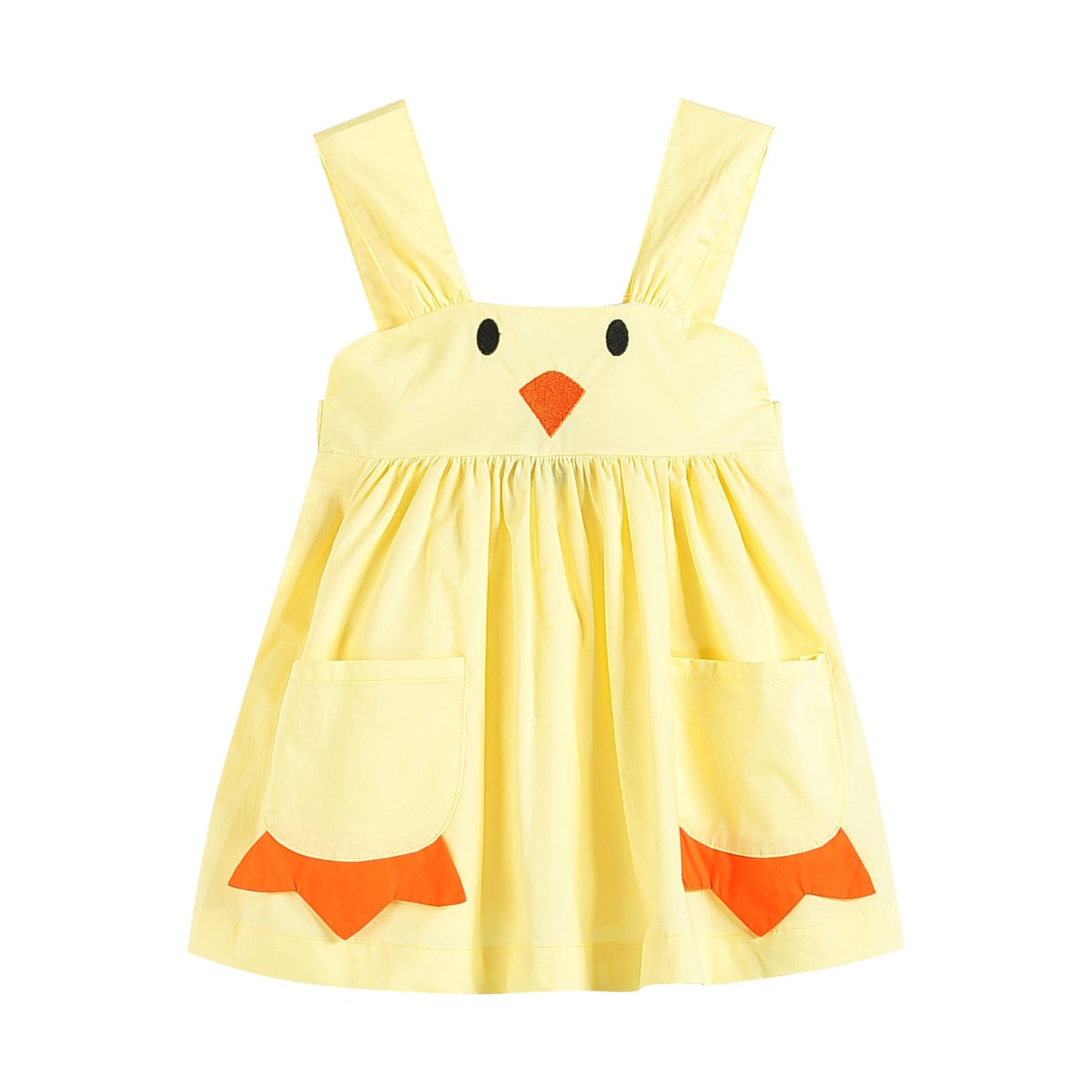 Lil Cactus Yellow Baby Chick A-Line Dress
