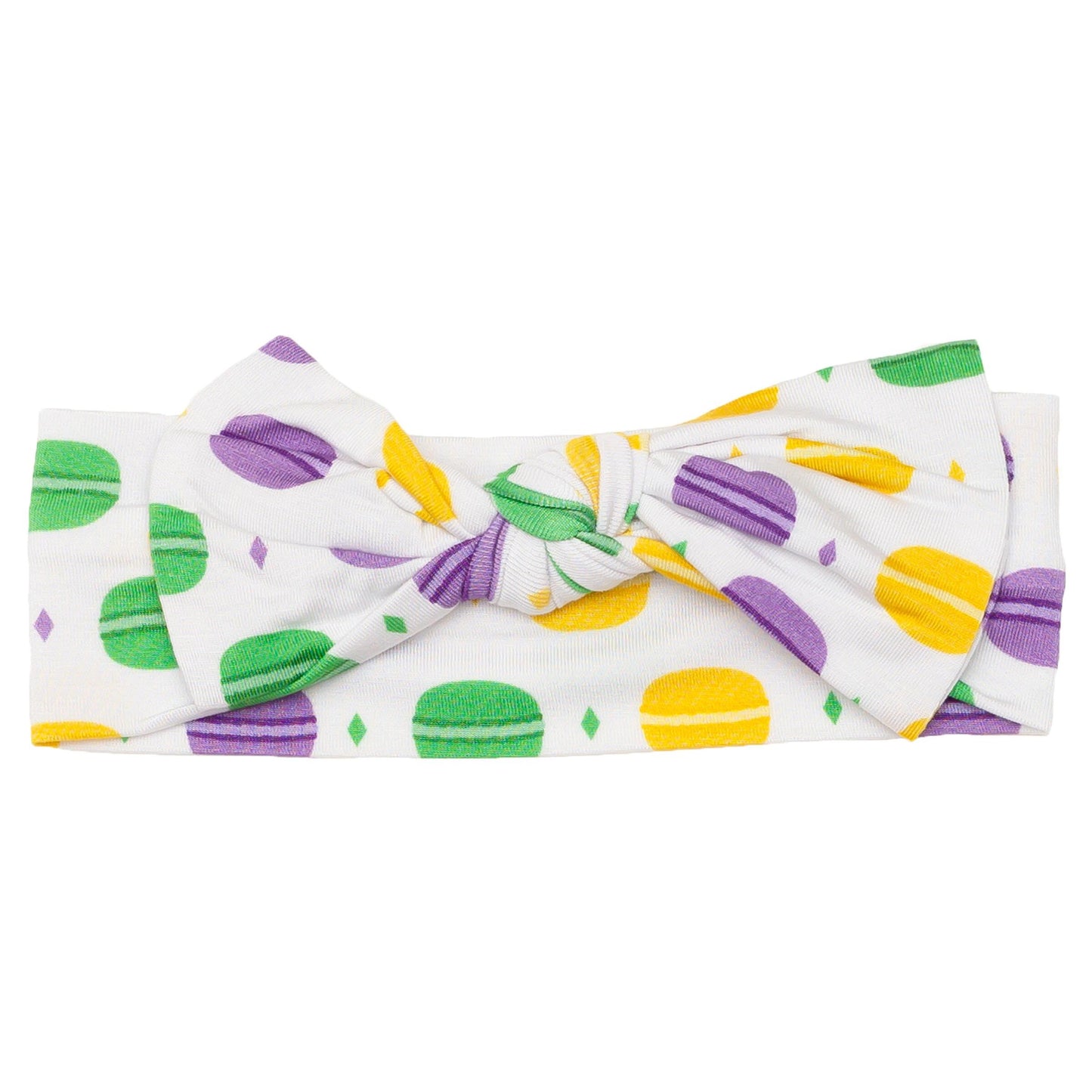 Mardi Gras Bamboo Baby Headband