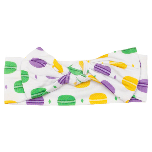 Mardi Gras Bamboo Baby Headband