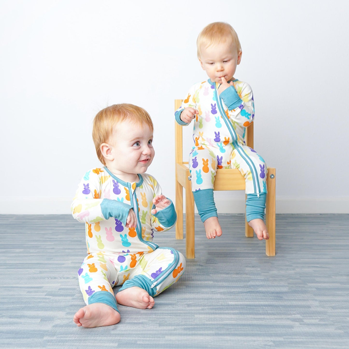 Emerson - Chillin with my Peeps Bamboo Pajama Romper