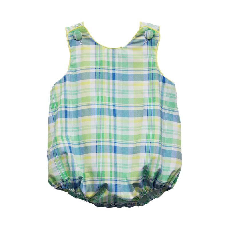 Zuccini Kids Garden Plaid Bubble