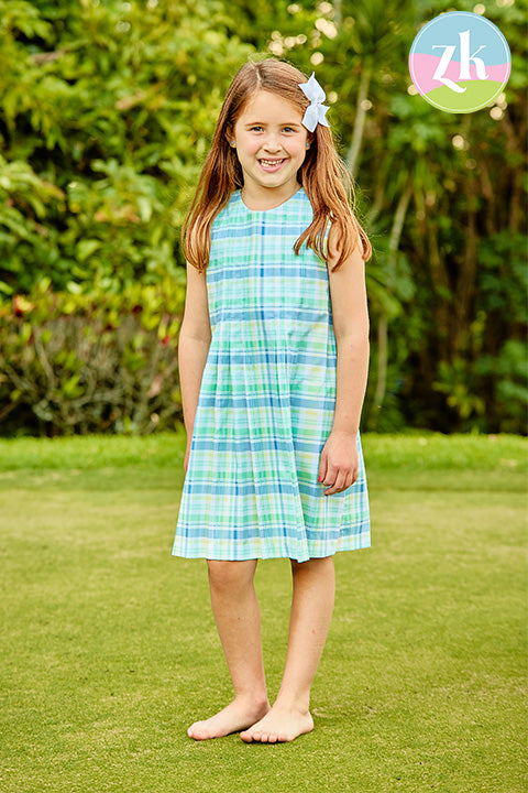 Zuccini Kids Garden Plaid Dress