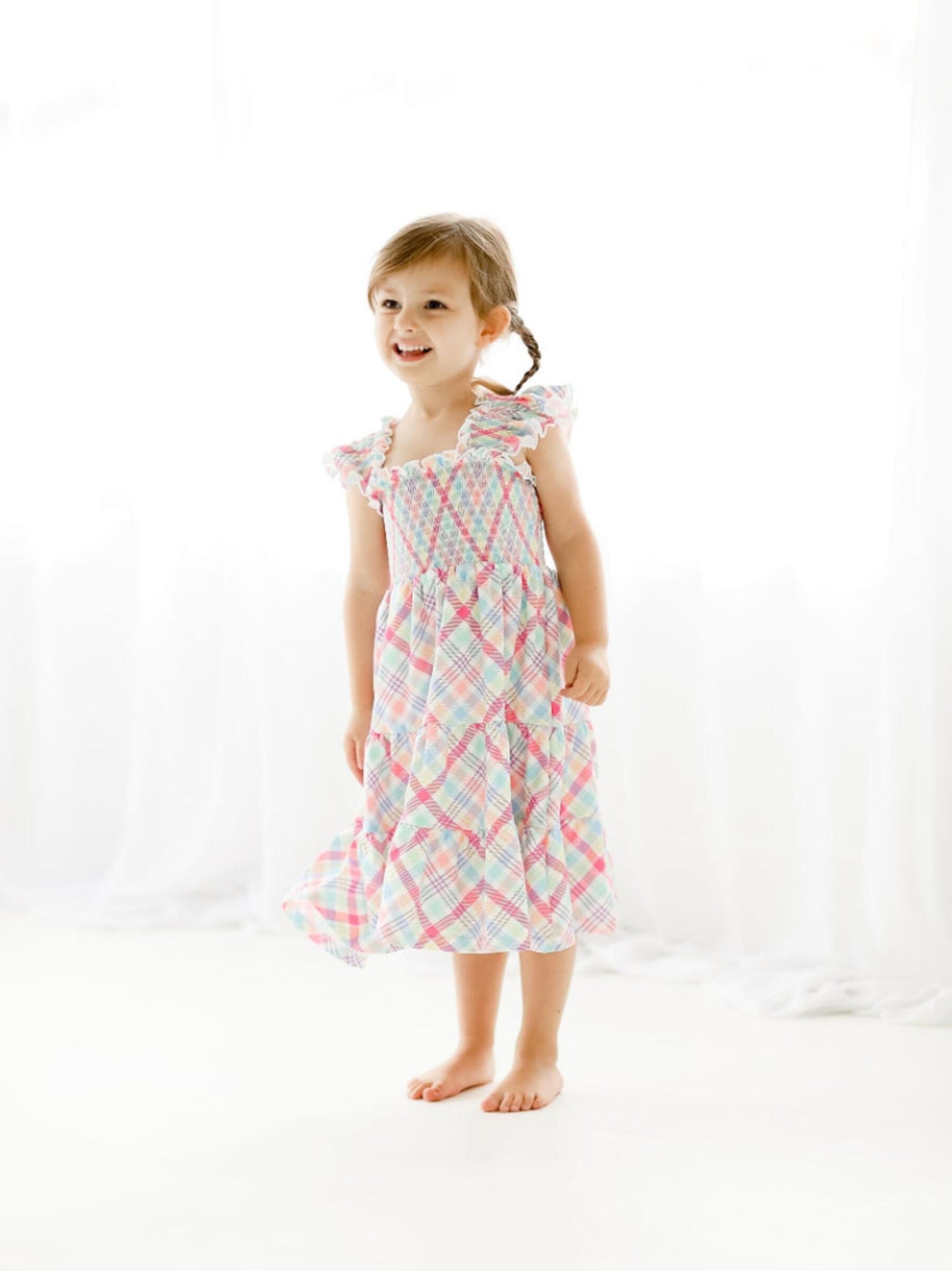 Magnolia Steel - Pastel Plaid Dress