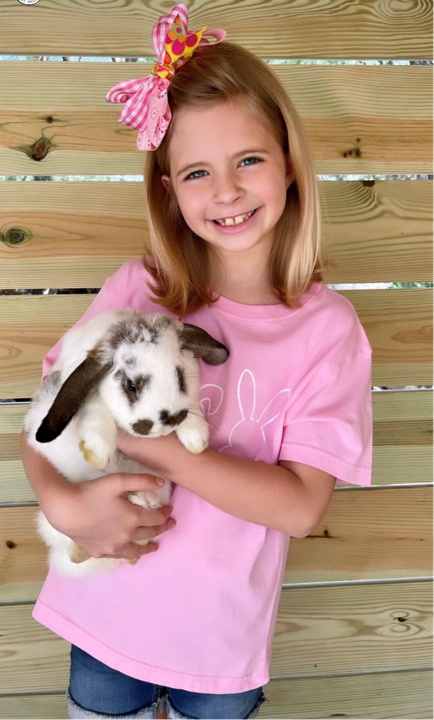 Mustard & Ketchup Easter Bunny Pink SS Shirt