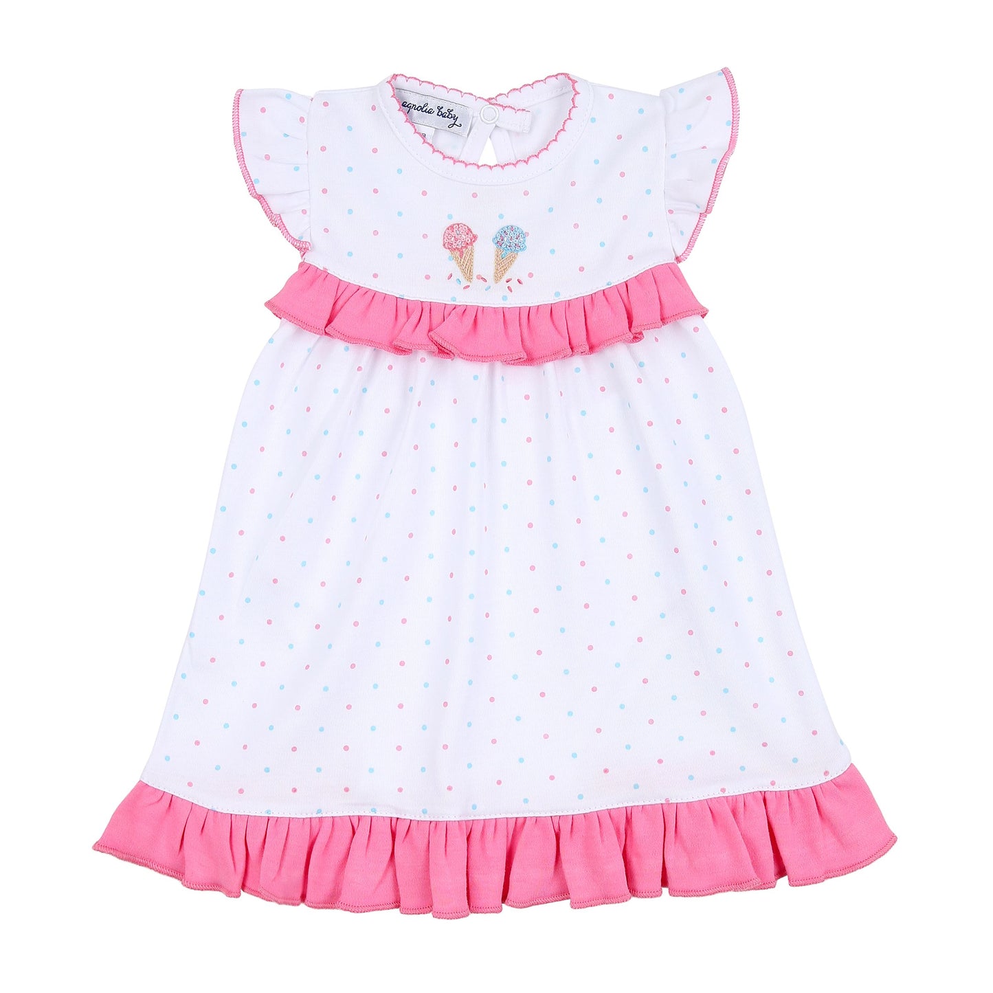 Magnolia Baby Ice Cream Ruffle Flutters Dress