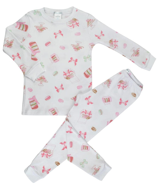 Lyda Baby Pima Macaron PJs