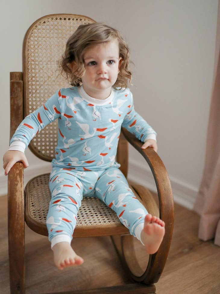 Southern Sleepies Pelican 2pc Pajamas