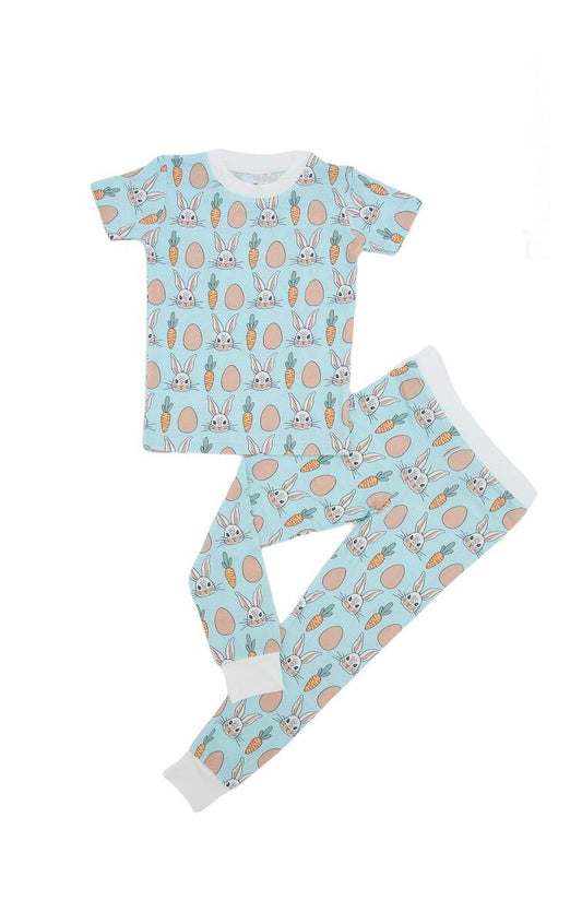 Southern Slumber Blue Bunny 2PC Pajamas