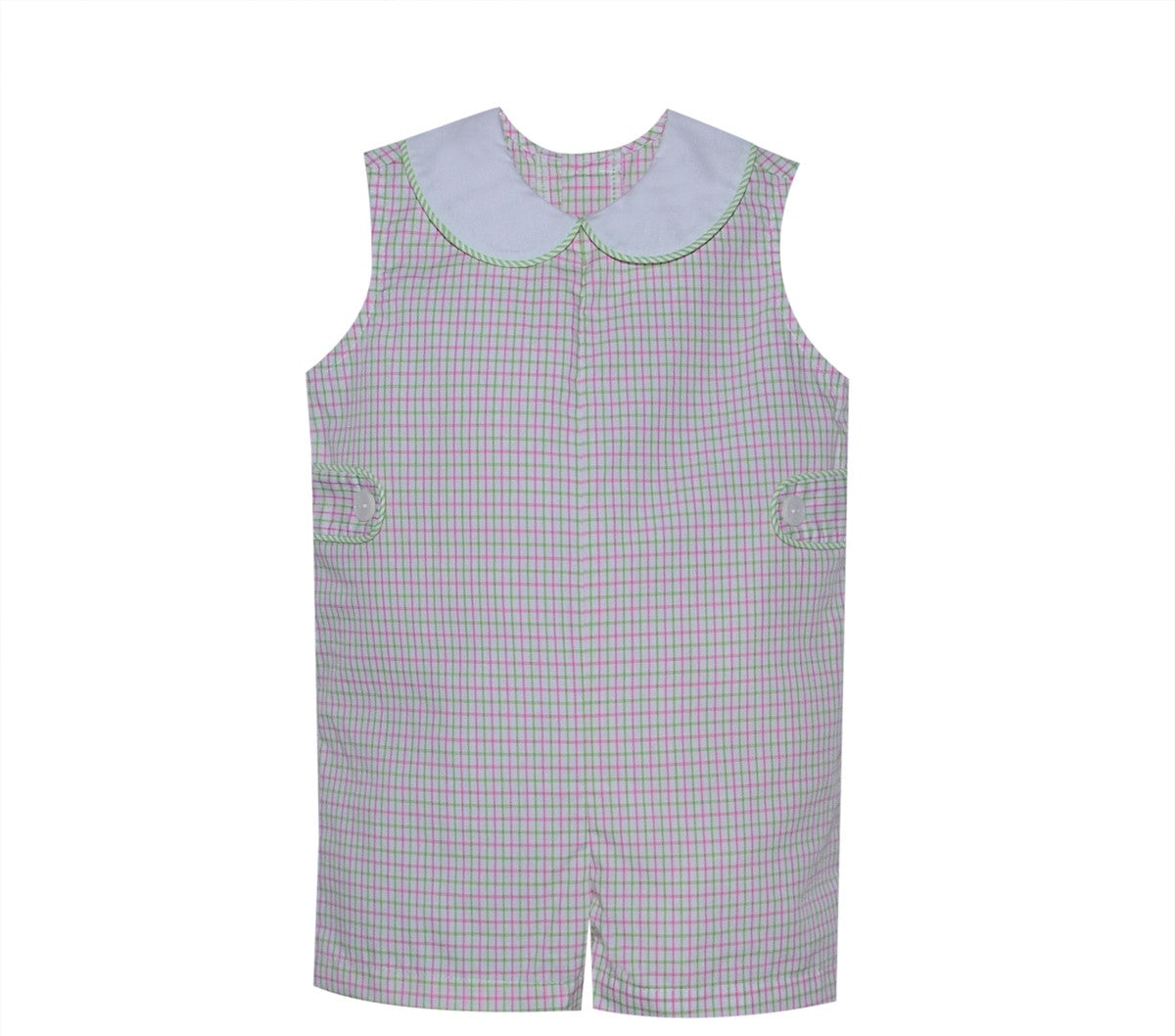 Lime Green Plaid Marshall Shortall