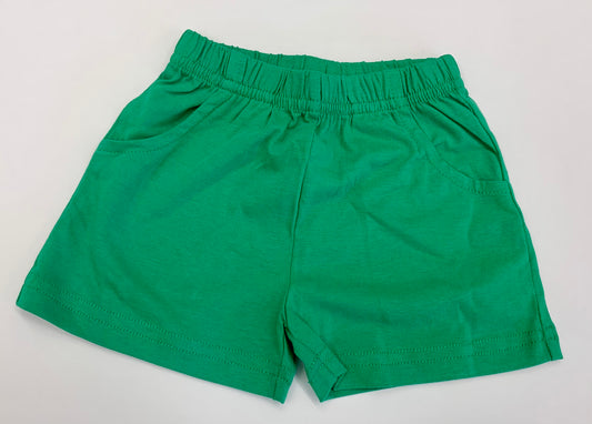 Luigi Kids Jersey Shorts w/Pockets - Green