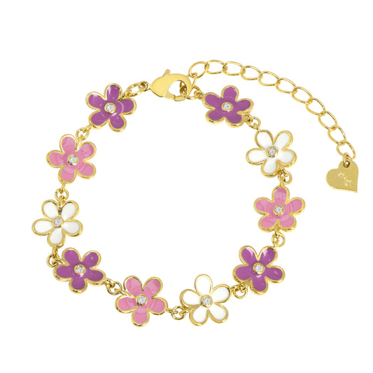 Lily Nily Flower Link Bracelet