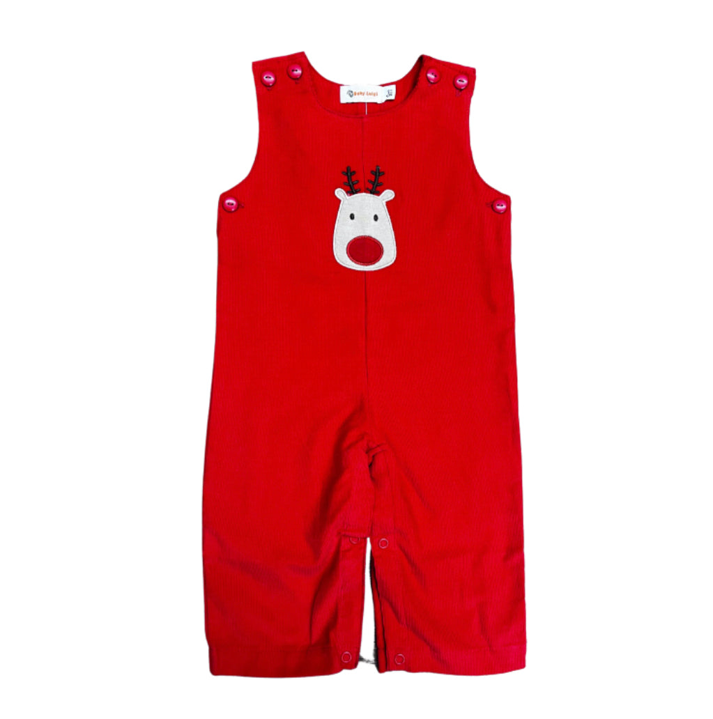 Luigi Corduroy Rudolph Romper