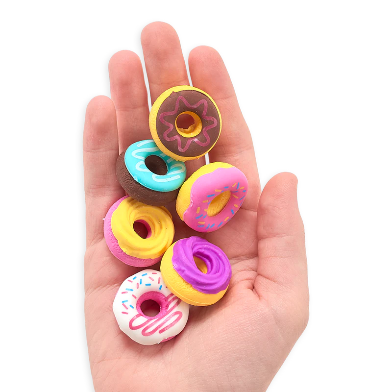 Dainty Donuts Scented Erasers Set of 6