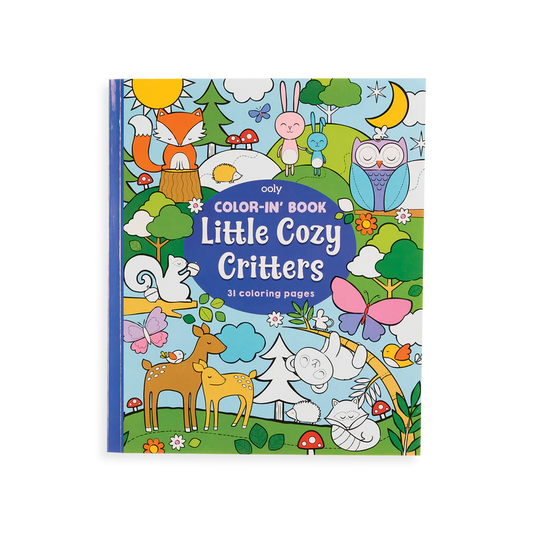 Little Cozy Critters Color-In Book