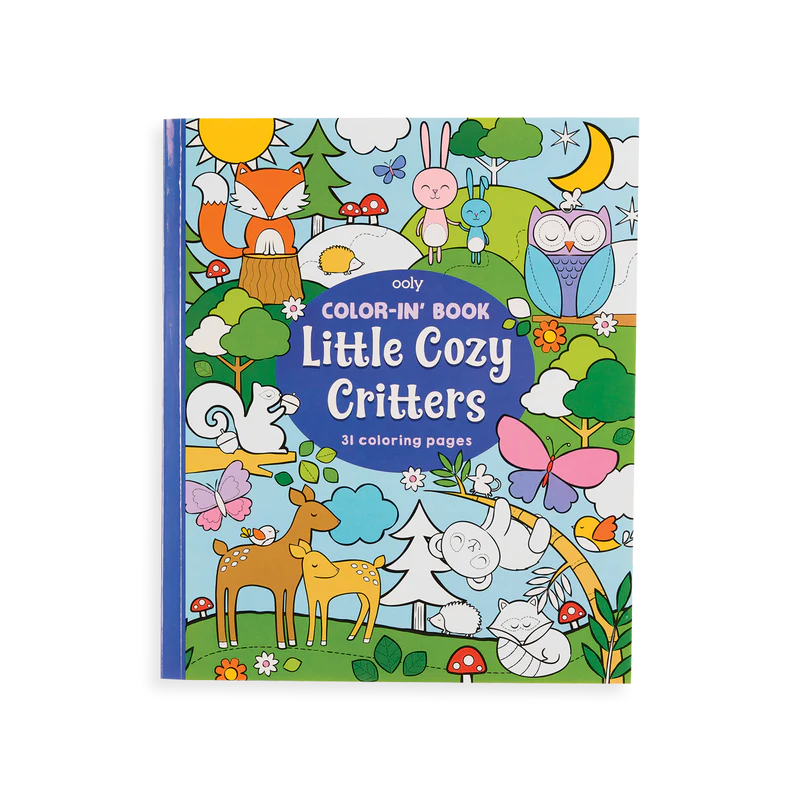 Little Cozy Critters Color-In Book