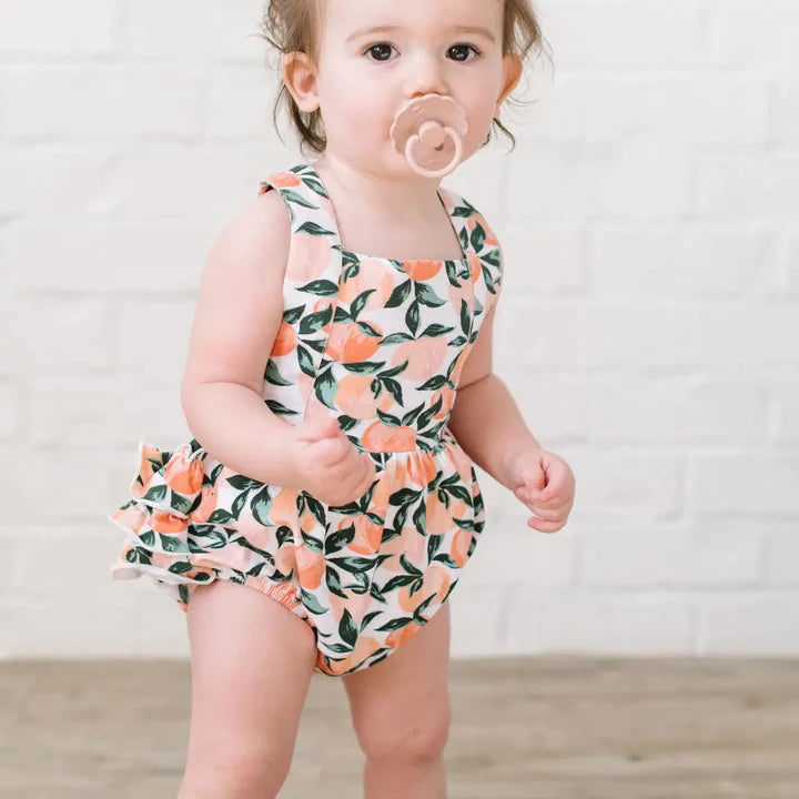 Ollie Jay Isla Romper in Peachy Paradise