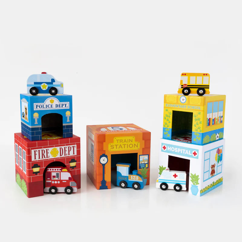 Stackables - Busy City Nesting Boxes