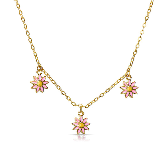 Lily Nily Flowers Dangle Necklace