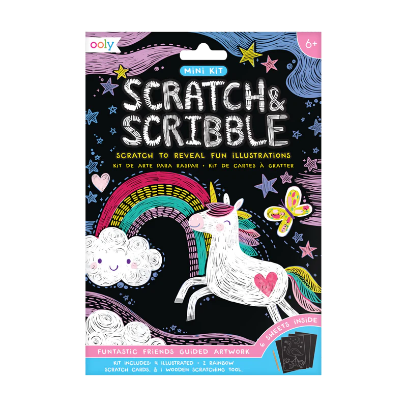 Funtastic Friends - Mini Scratch & Scribble Kit
