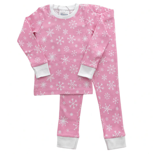 Blossom PinkSnowflake 2pc LS Pajamas