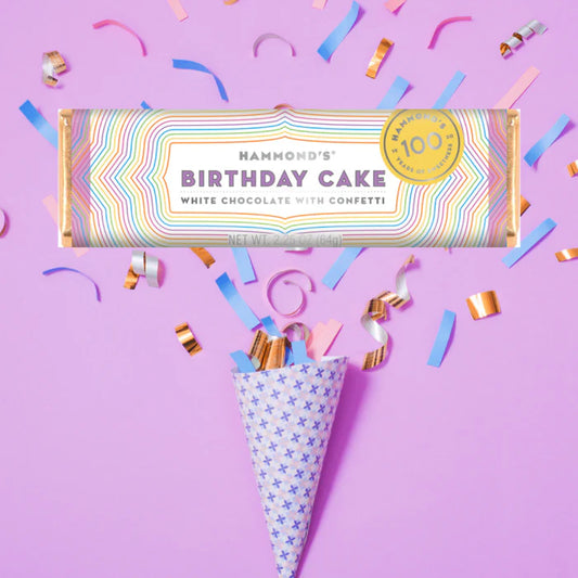 Birthday Cake White Candy Bar