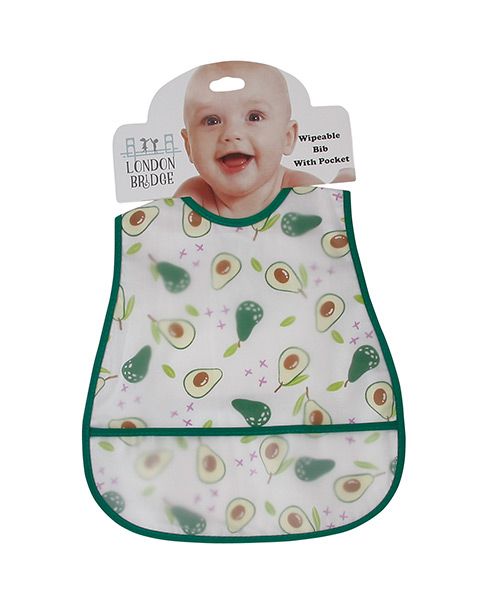 Wipeable Bib w/Pocket