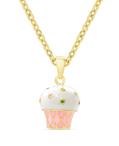 Lily Nily 3D Cupcake Pendant