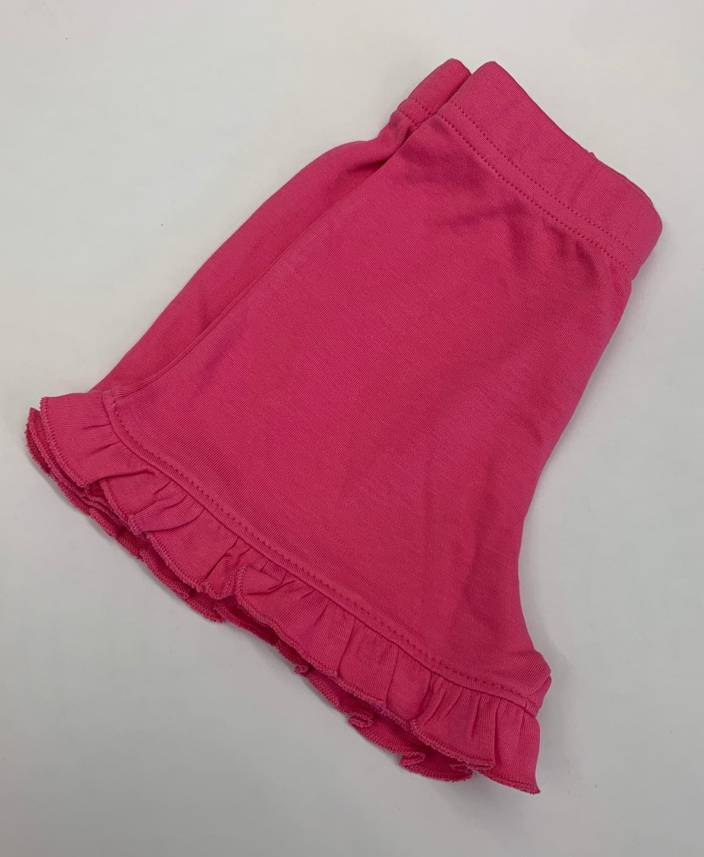 Luigi Girls Ruffled Short - Hot Pink