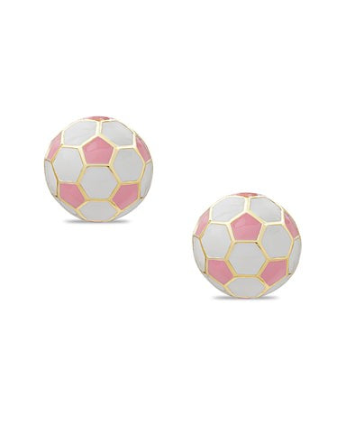 Lily Nily 3D Soccer Ball Stud Earrings