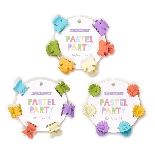 Pretty Pastels 6 pcs Hair Clips