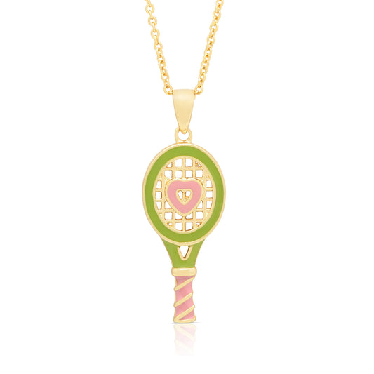 Lily Nily Tennis Racket Pendant