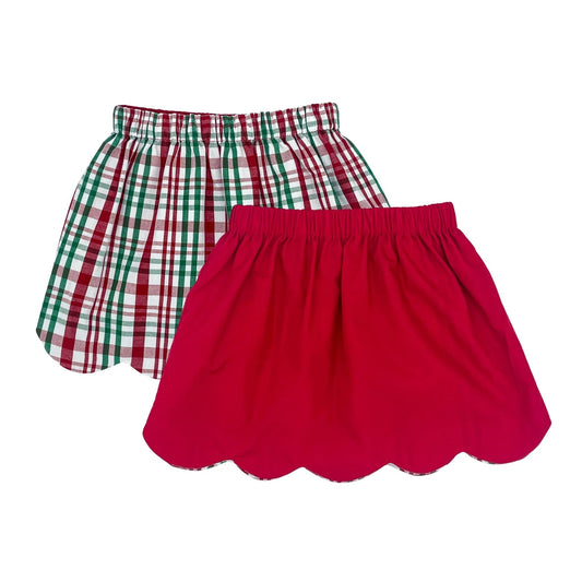 Zuccini Kids Kendall Skirt - Sleigh Plaid