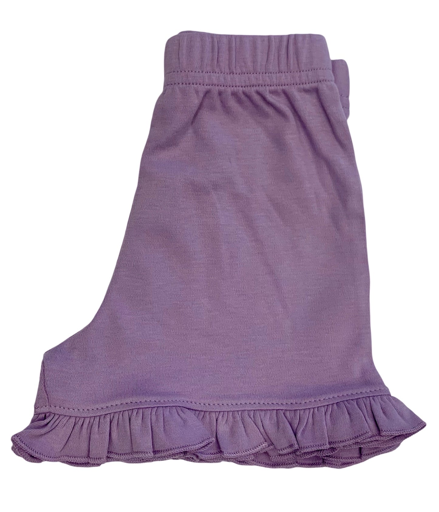 Luigi Girls Ruffled Short - Lavender