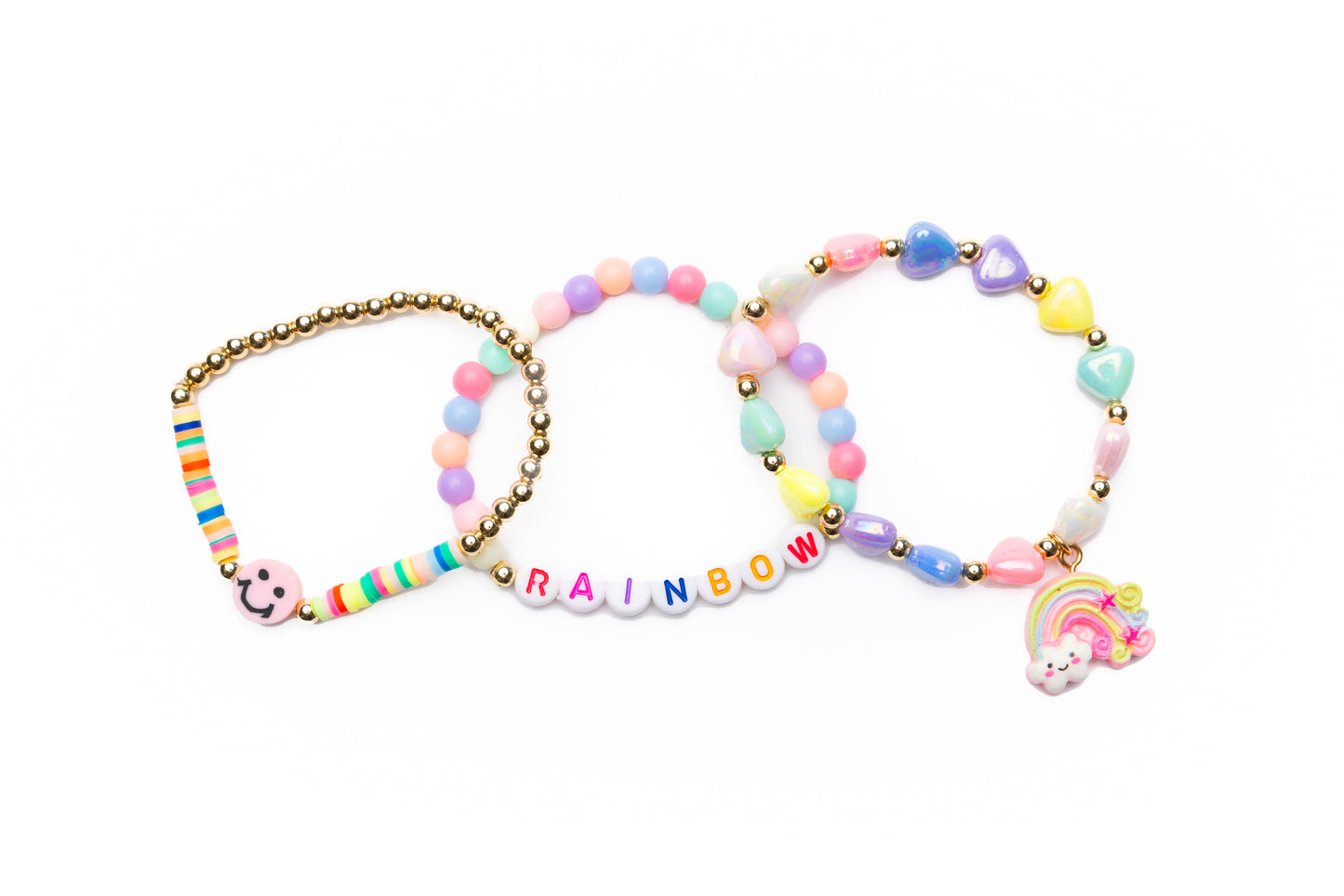 Great Pretenders Rainbow Smiles Bracelet Set