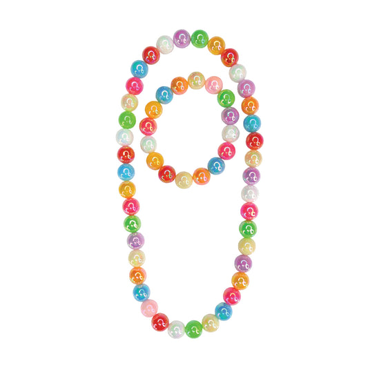 Great Pretenders Colour Me Rainbow Necklace & Bracelet Set