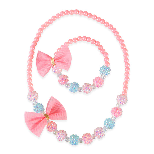 Great Pretenders Think Pink Bracelet & Necklace Set
