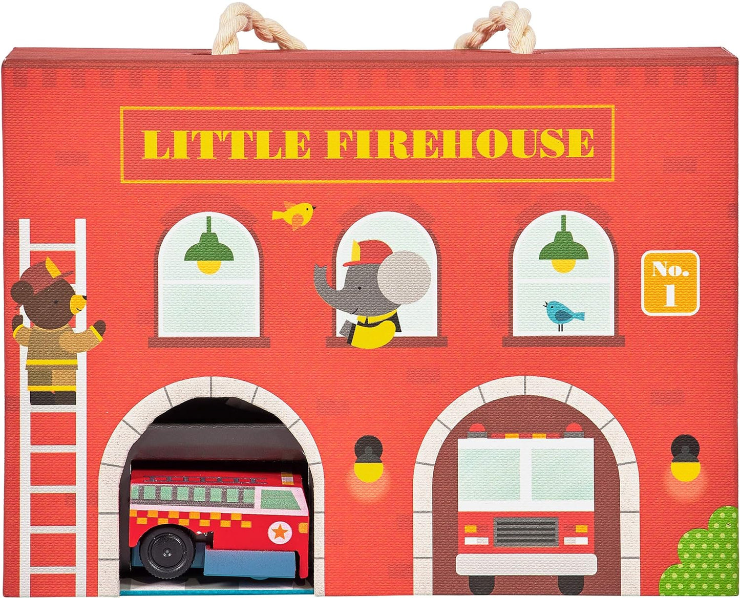 Little Firehouse - Wind up and Go Play Set