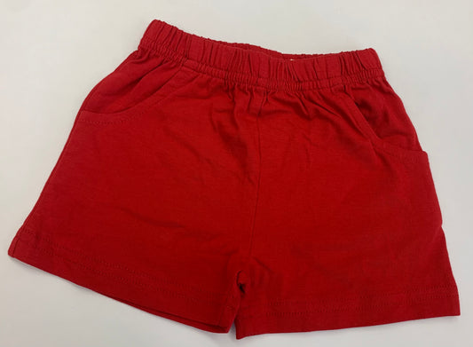 Luigi Kids Jersey Shorts w/Pockets - Red