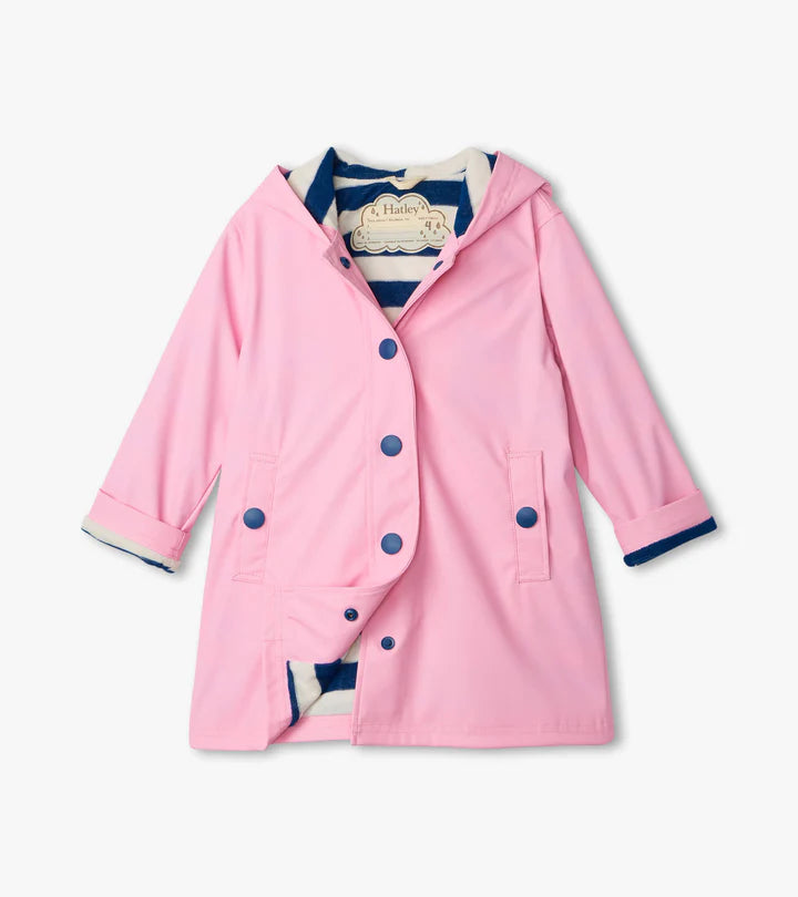 Hatley Classic Pink & Navy Splash Jacket