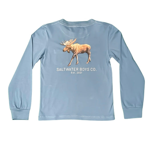 Saltwater Boys Long Sleeve Moose Tee