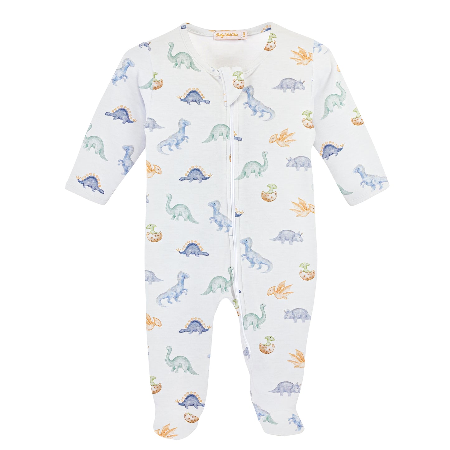 Baby Club Chic Baby Dinos Footie
