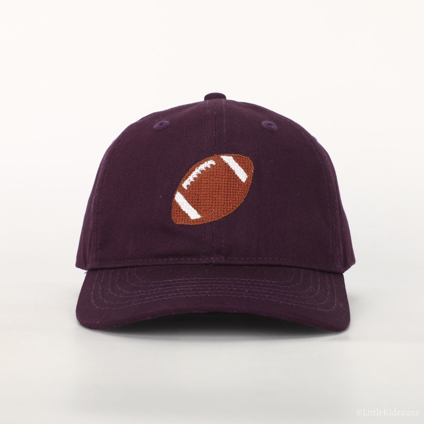 Little Kideaux - Dark Purple Football Hat
