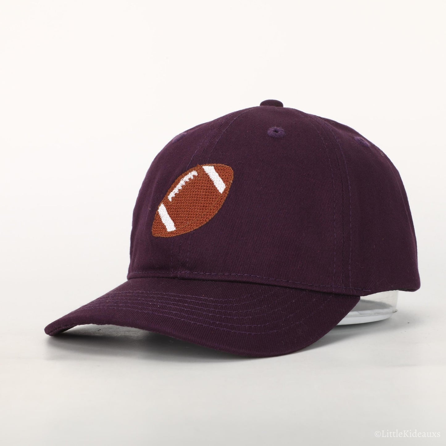 Little Kideaux - Dark Purple Football Hat