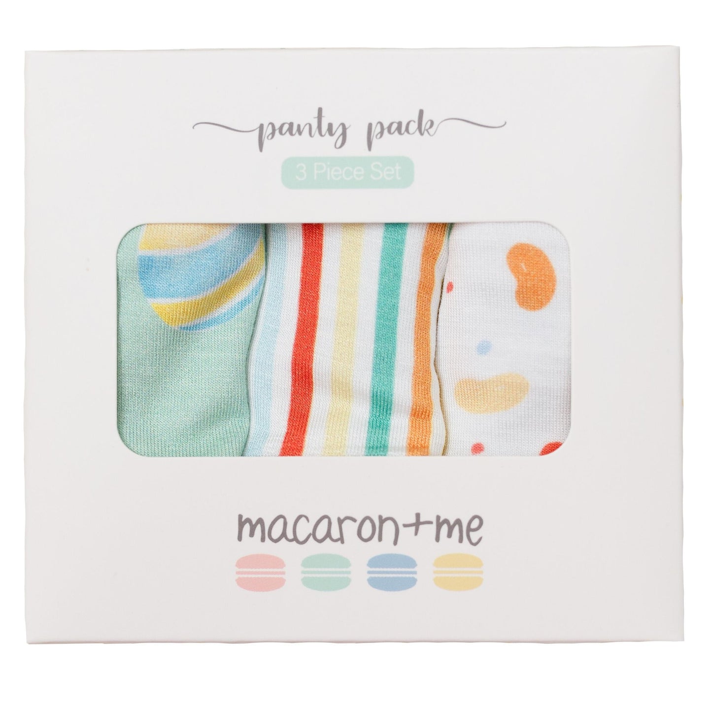 Macaron + Me Easter & Jelly Beans Bamboo Panty 3-Pack