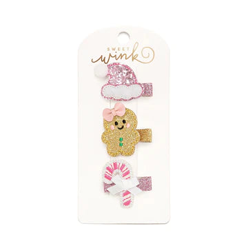Sweet Wink Gingerbread Christmas Clip Set