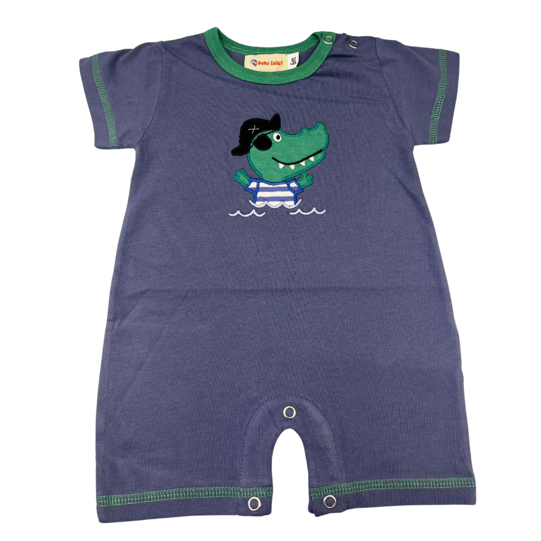 Luigi Pirate Gator in Water Romper