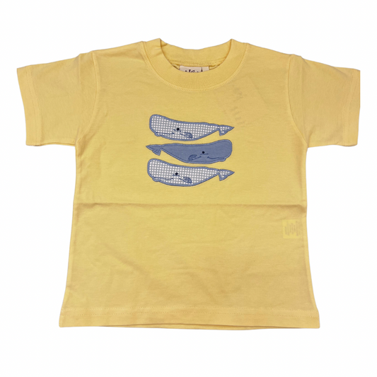 Luigi Boys Yellow Whale Shirt